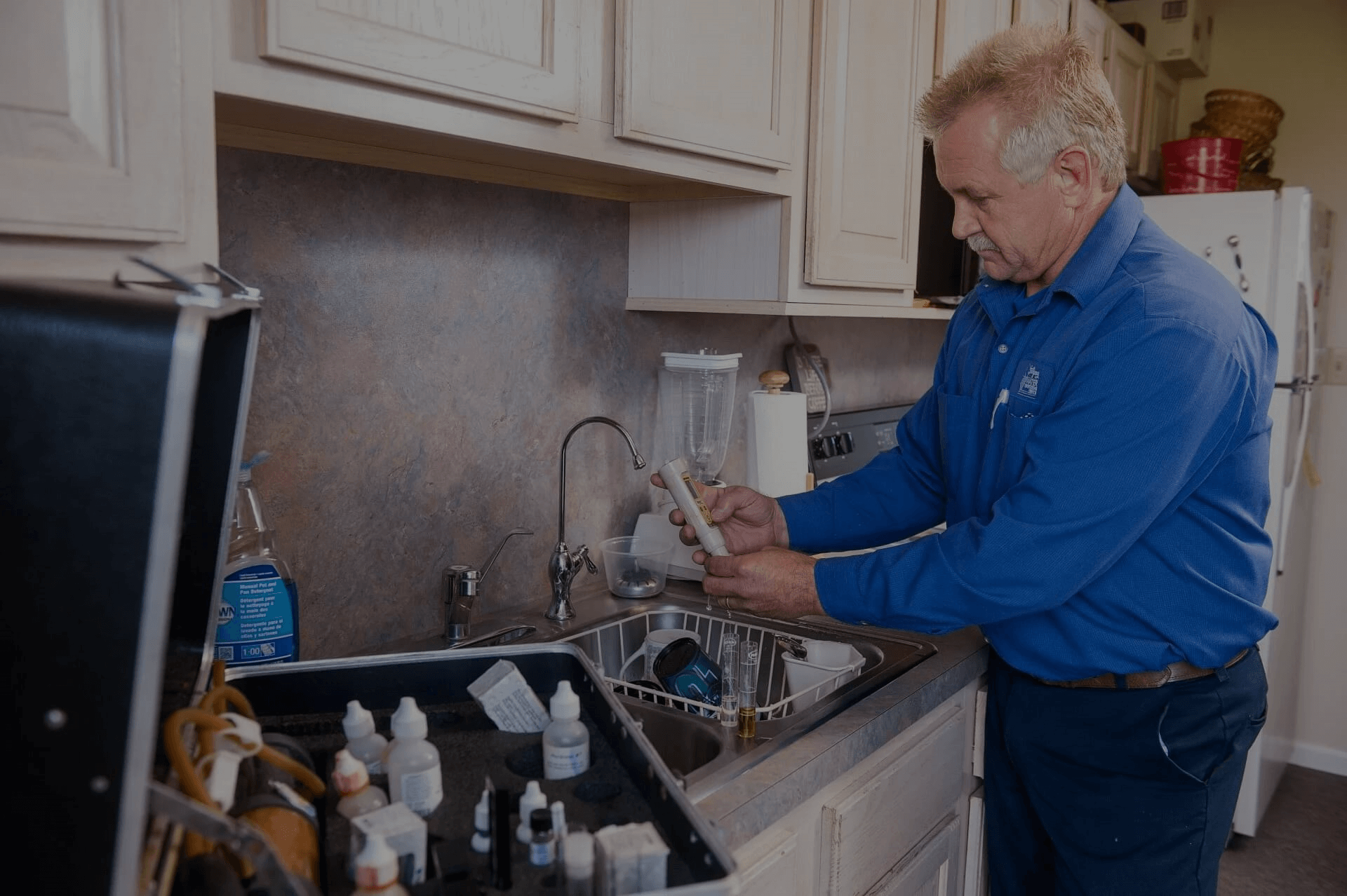A professional in water softener service in Cape May County, NJ